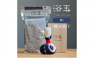 おうちで本格温泉／浴衣生地で包んだ入浴剤「浴玉」木箱入り×替え玉セット（和）